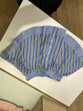 Load image into Gallery viewer, Anthropologie striped skort M NWT
