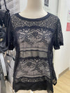 Heather Lace top L