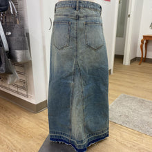 Load image into Gallery viewer, BDG denim maxi skirt M
