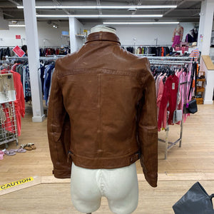 Massimo Dutti leather jacket S