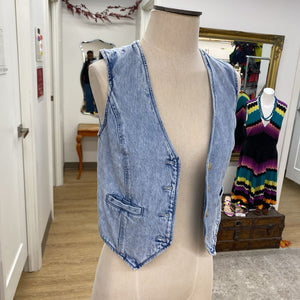 Gap denim vest XS