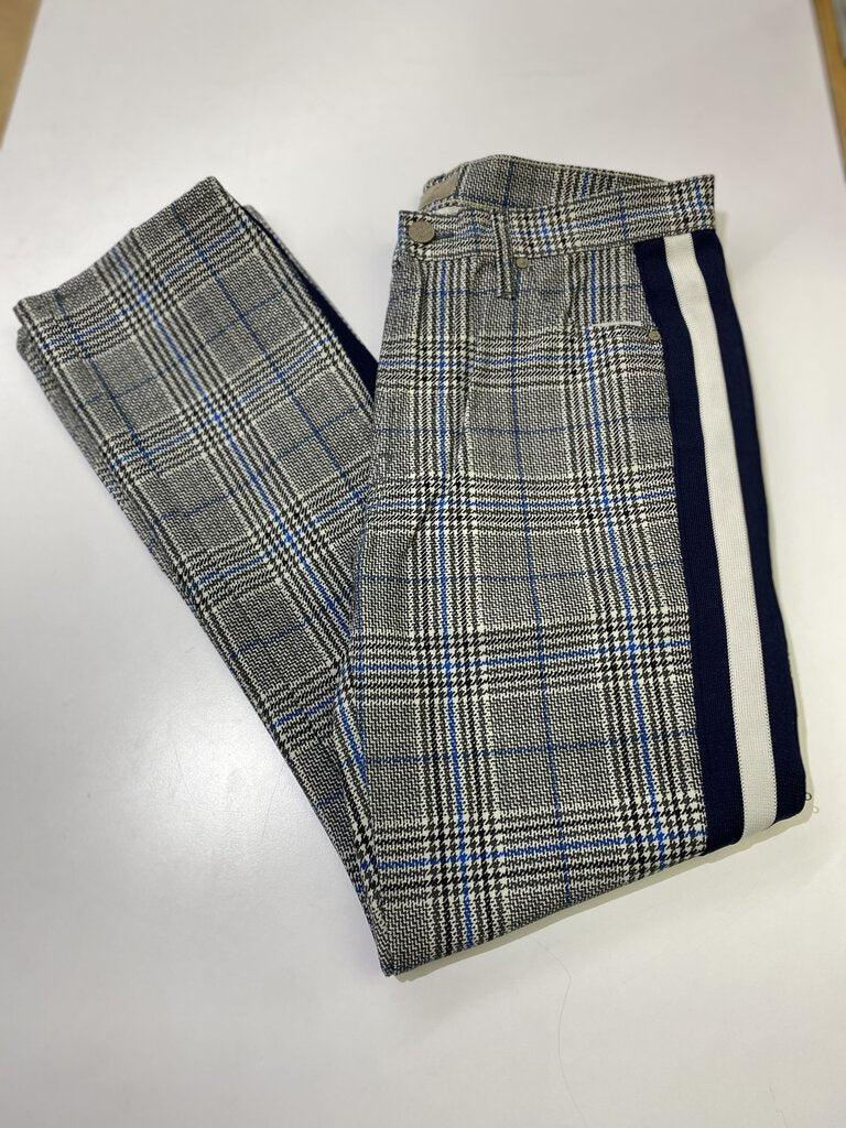 Mother plaid/striped pants 28