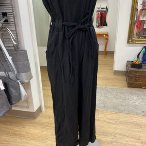 Mango linen/blend jumpsuit S