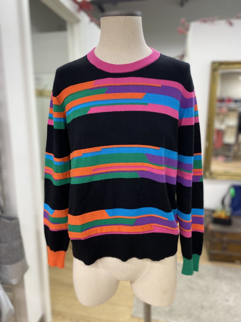 Zaket & Plover cotton/cashmere striped sweater S