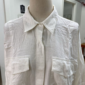 Banana Republic (outlet) linen blend top L