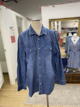 Load image into Gallery viewer, Zara denim Shirt XL
