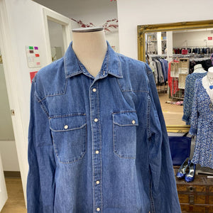 Zara denim Shirt XL