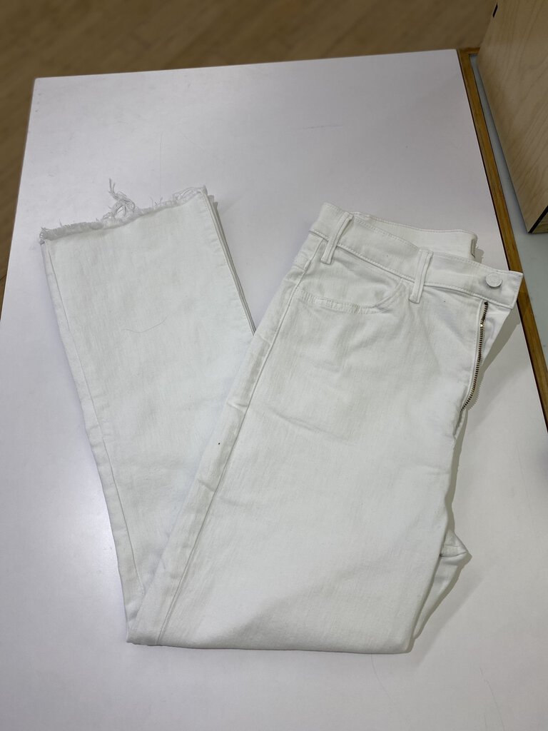 Mother The Hustler Ankle Fray jeans 33