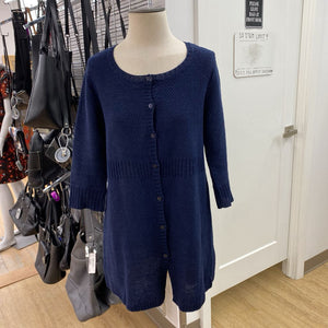 Eileen Fisher hemp cardi S