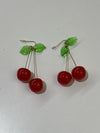 Cherry dangly earrings