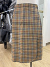 Burberry's vintage plaid skirt 12