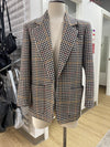 Ports International vintage gingham blazer 4 (fits like S/M)