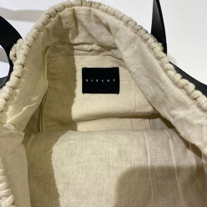 Sisley lined knit tote