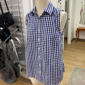 Lands End gingham top 8