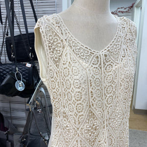 Grand & Greene vintage lace top L