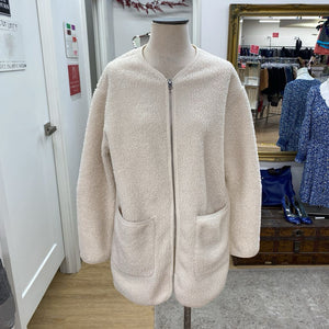 Wilfred light teddy coat S