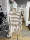 Eileen Fisher striped linen/cotton top PM