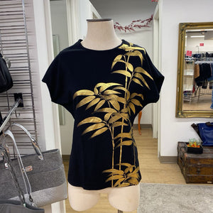 The Metropolitan Museum Of Art gold foil tee L