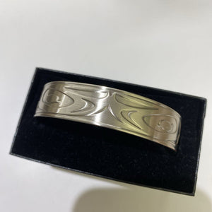 Gitxsan Artist Daniel Yunkws Eagle bracelet