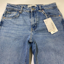 Load image into Gallery viewer, Mango Straight Leg split hem jeans NWT $
