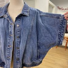 Load image into Gallery viewer, Habitual short sleeve denim jacket XL
