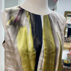 Elie Tahari silk blend top M