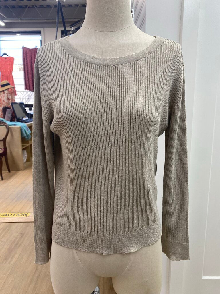 Massimo Dutti ribbed knit top S