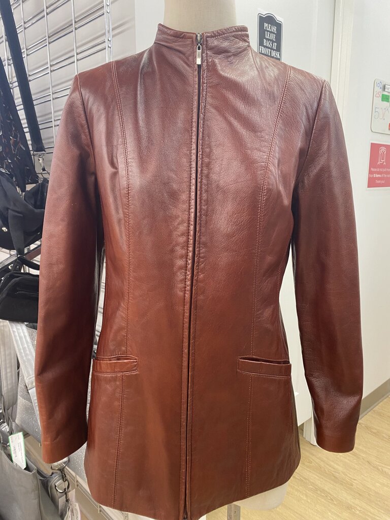 Danier leather jacket S (As Is-small marks)