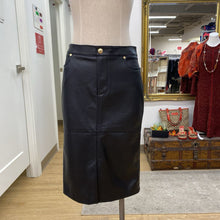 Load image into Gallery viewer, Talbots pleather skirt 4p
