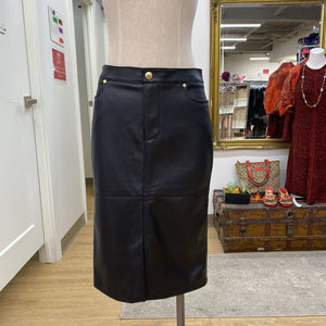 Talbots pleather skirt 4p
