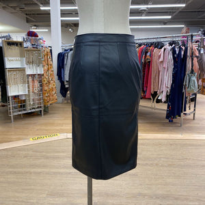 Talbots pleather skirt 4p