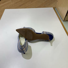 Load image into Gallery viewer, 1901 plaid kitten heels 10
