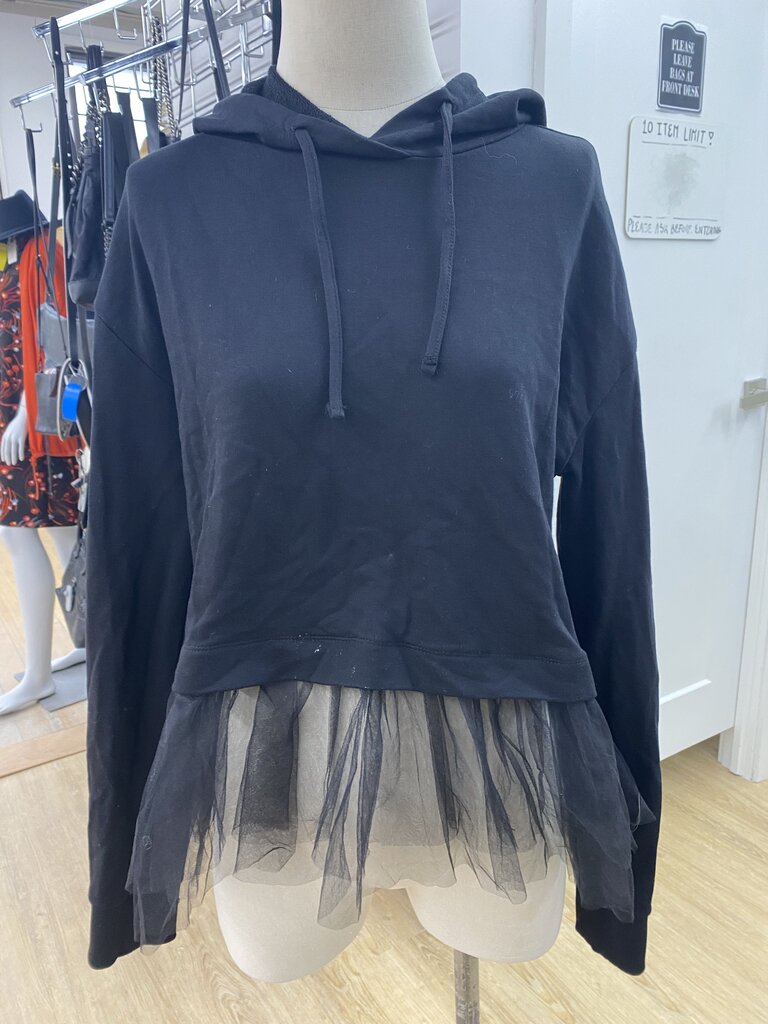 Pilcro hoodie with tulle hem M