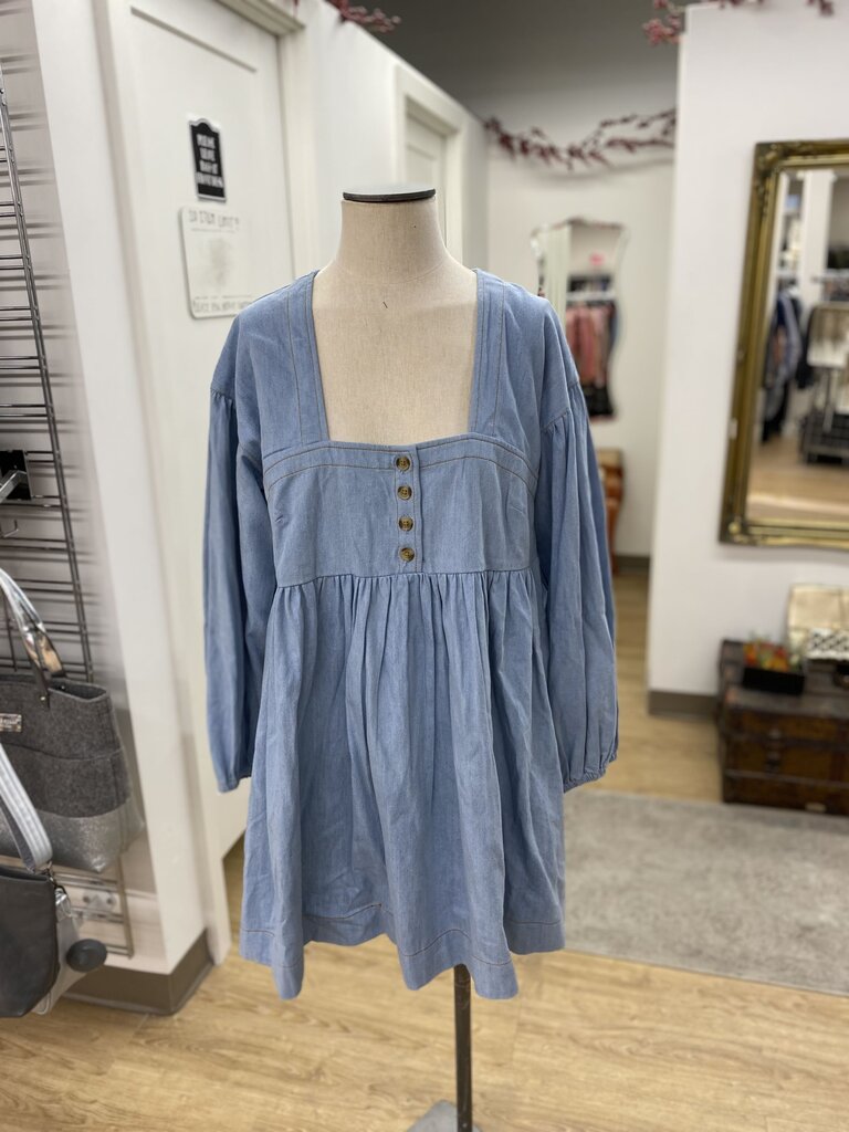 Anthropologie denim dress M