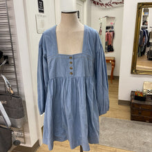 Load image into Gallery viewer, Anthropologie denim dress M
