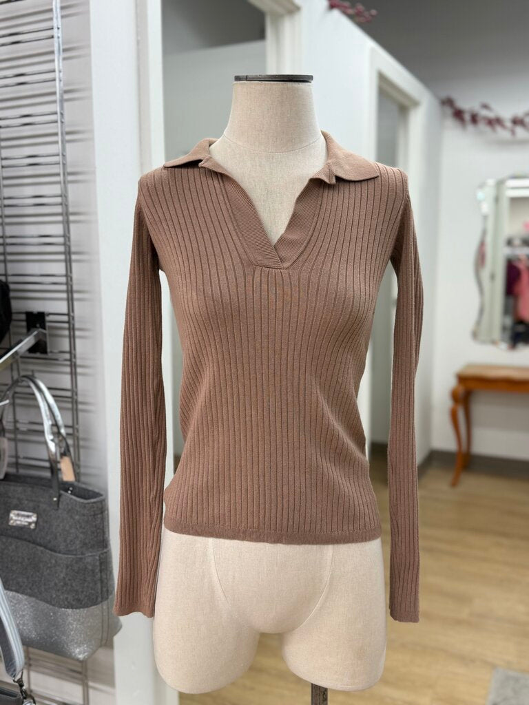 InWear knit ribbed top XS