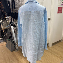 Load image into Gallery viewer, Frank &amp; Eileen Striped Linen Dress M
