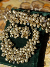 Load image into Gallery viewer, Vintage Pearl Set (Necklace Bracelet Clip on Earrings) (Circa 1940s)
