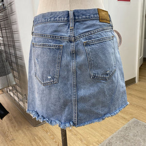 Denim Forum The Edie Mini denim skirt 31