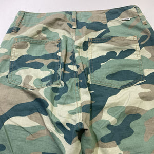 Mother The Shaker Chop Crop linen/blend pants 25