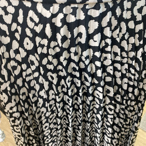 Asos animal print pleated skirt 6