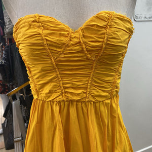 Mango strapless maxi dress 4