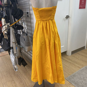 Mango strapless maxi dress 4