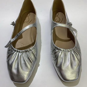 Sam Edelman silver ballerinas 8.5