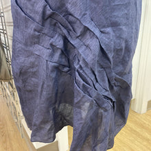 Load image into Gallery viewer, Veronique Miljkovitch linen cinched dress M (made In Canada)
