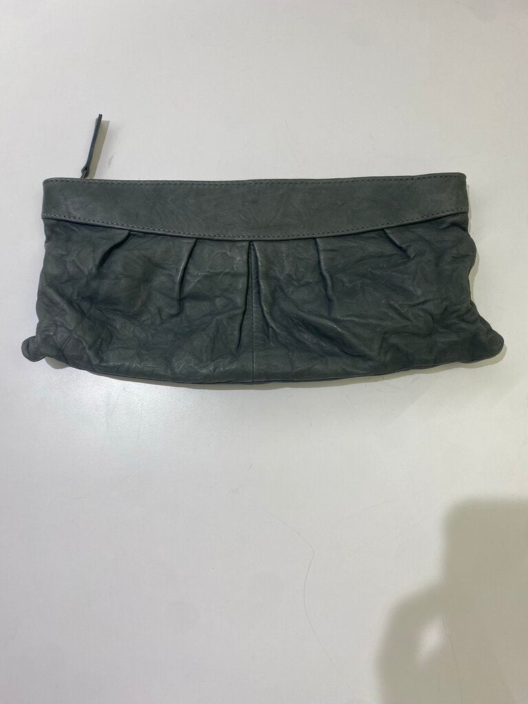 Witchery leather clutch