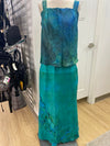 Paula Hilyard Silk top skirt set M
