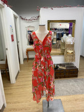 Load image into Gallery viewer, Eliza J floral asymmetrical hem dress 12
