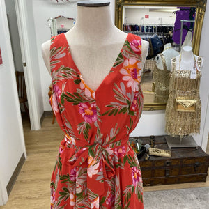 Eliza J floral asymmetrical hem dress 12