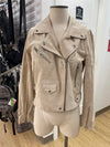 BLANKNYC suede moto jacket M